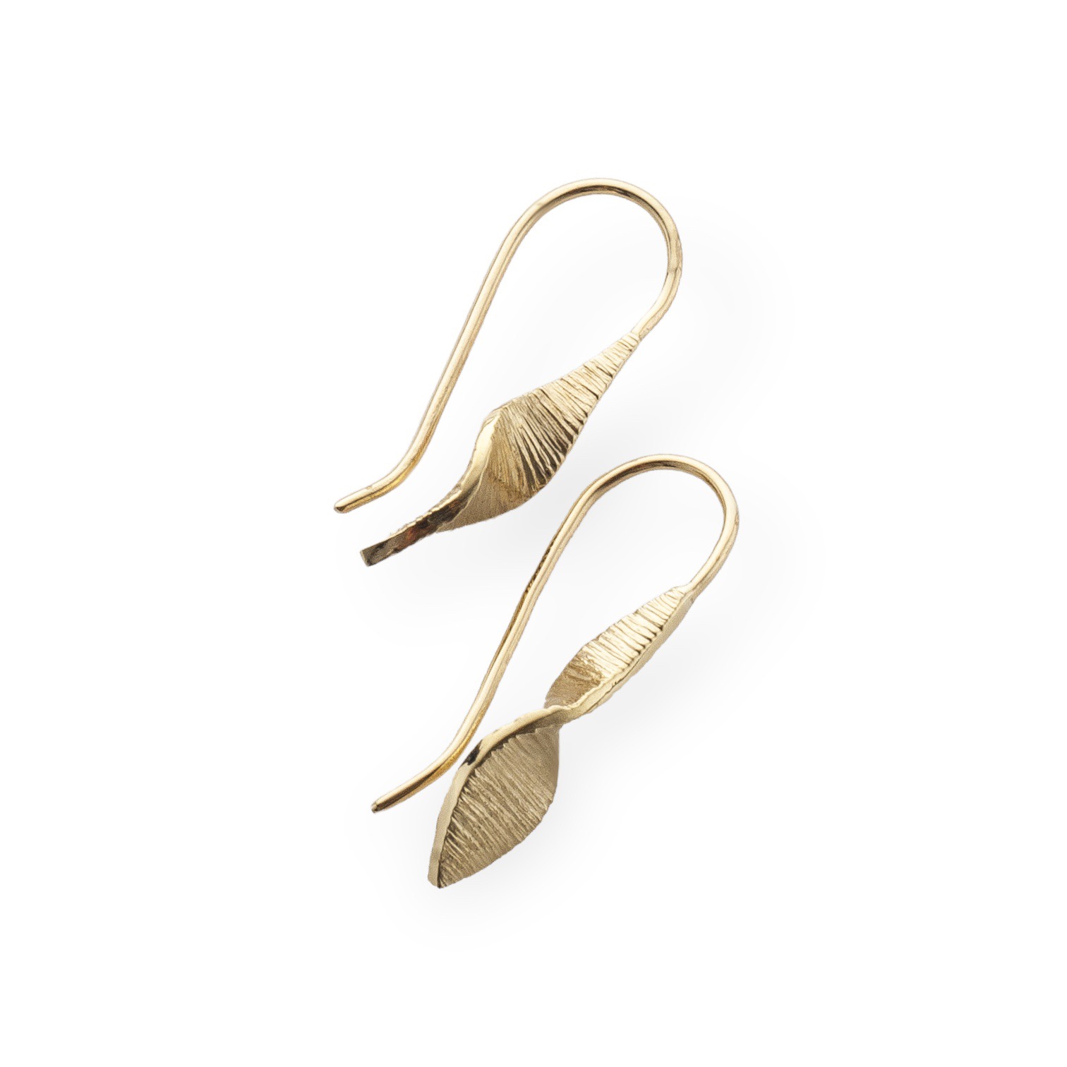 Bean Ri | Hallmarked Gold Drop Earrings | Small | Martina Hamilton