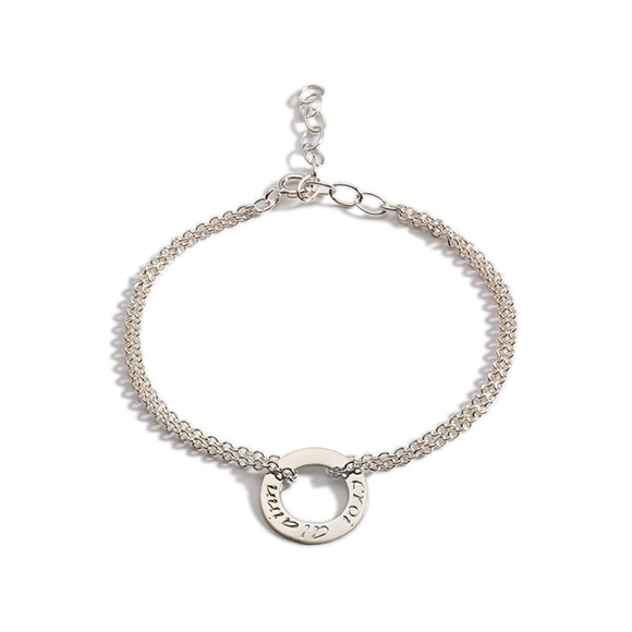 Croi Alainn | Silver Charm Bracelet | Enibas