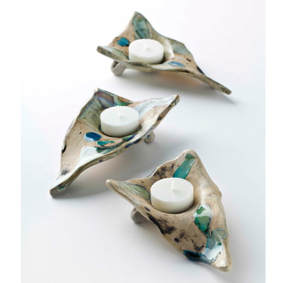 Ceramic Ripple Tealight | Amanda Murphy