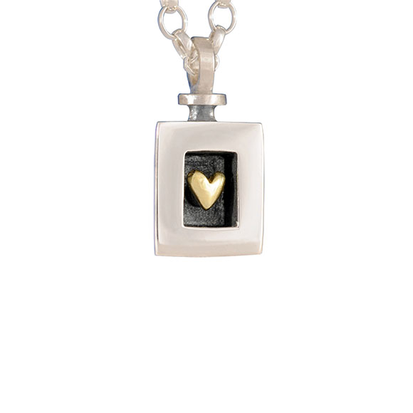 Alan Ardiff Irish Designer Jewellery Handmade In Dublin Ireland Silver Pendant Heart Of Gold The Cat And The Moon