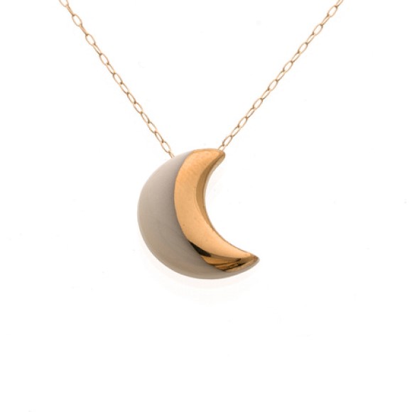 Moon Crescent Pendant | Danu Ceramics