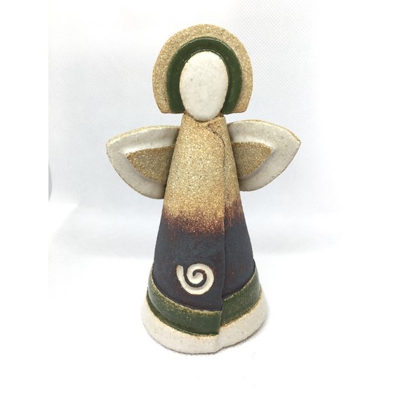 Green Ceramic Angel | Michelle Butler 