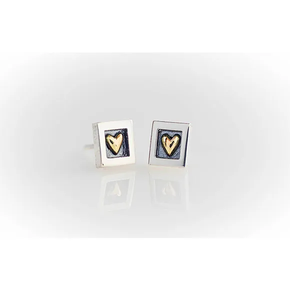 Alan ardiff heart clearance of gold earrings