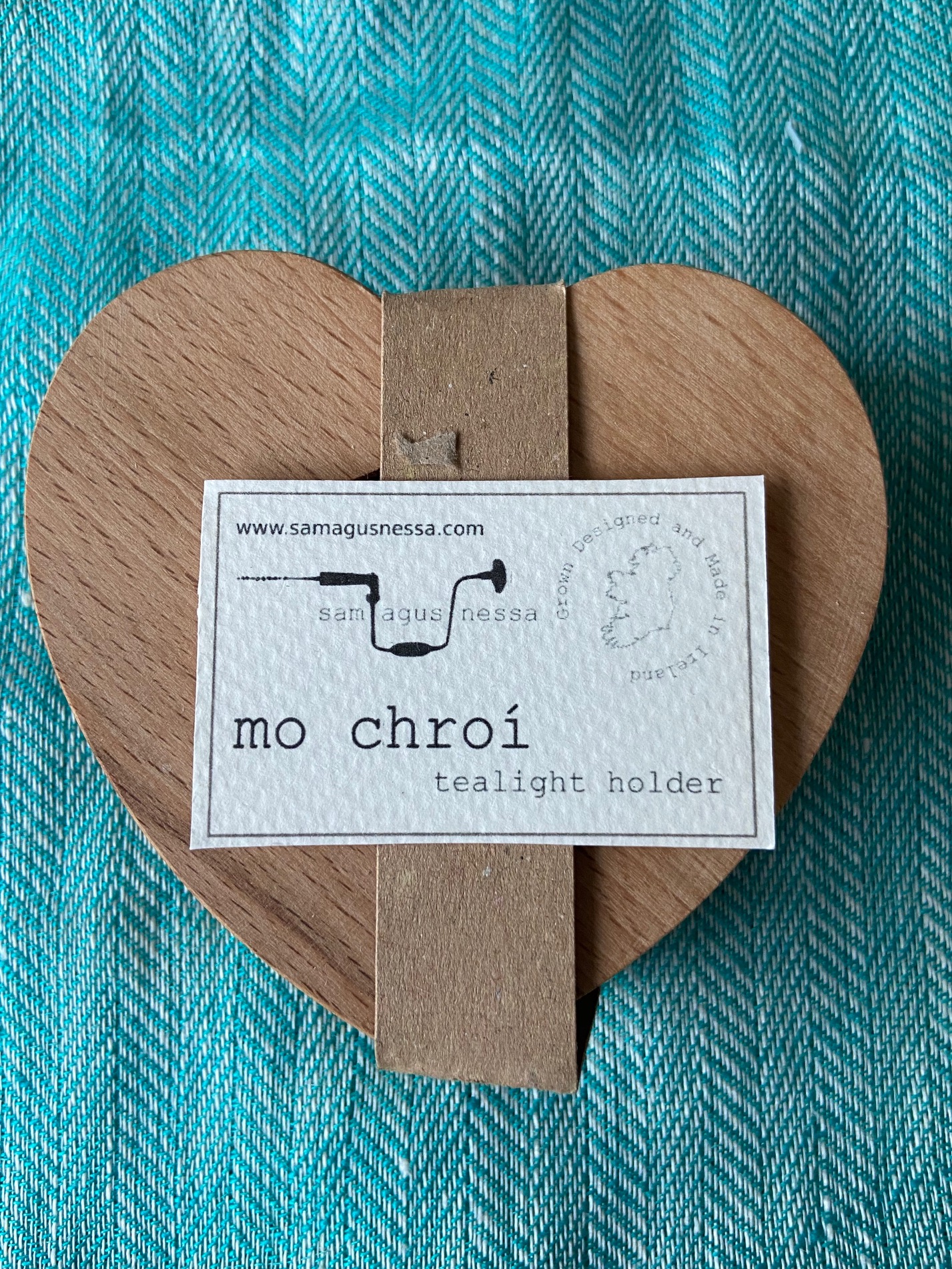 Mo Chroi Heart Tea Light Holder | Sam agus Nessa