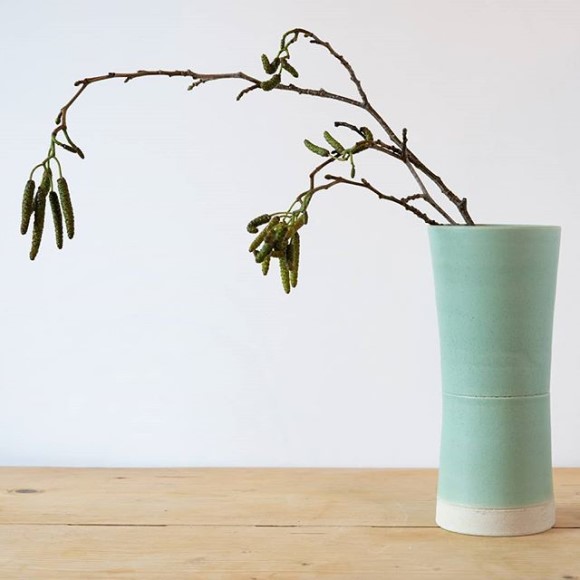 Vase Small | Green Ceramic | John Ryan 