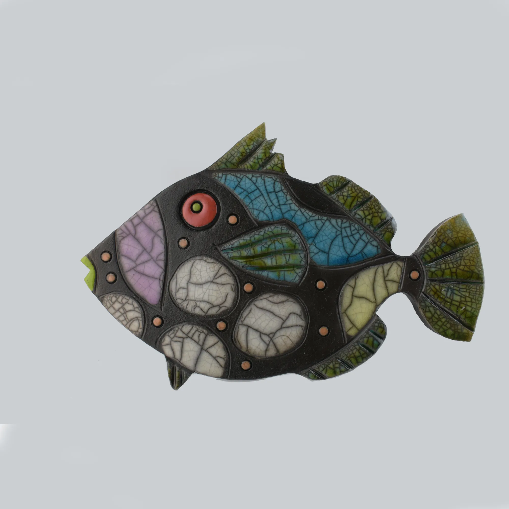 Trigger Fish |  Raku Ceramic | Julian Smith |