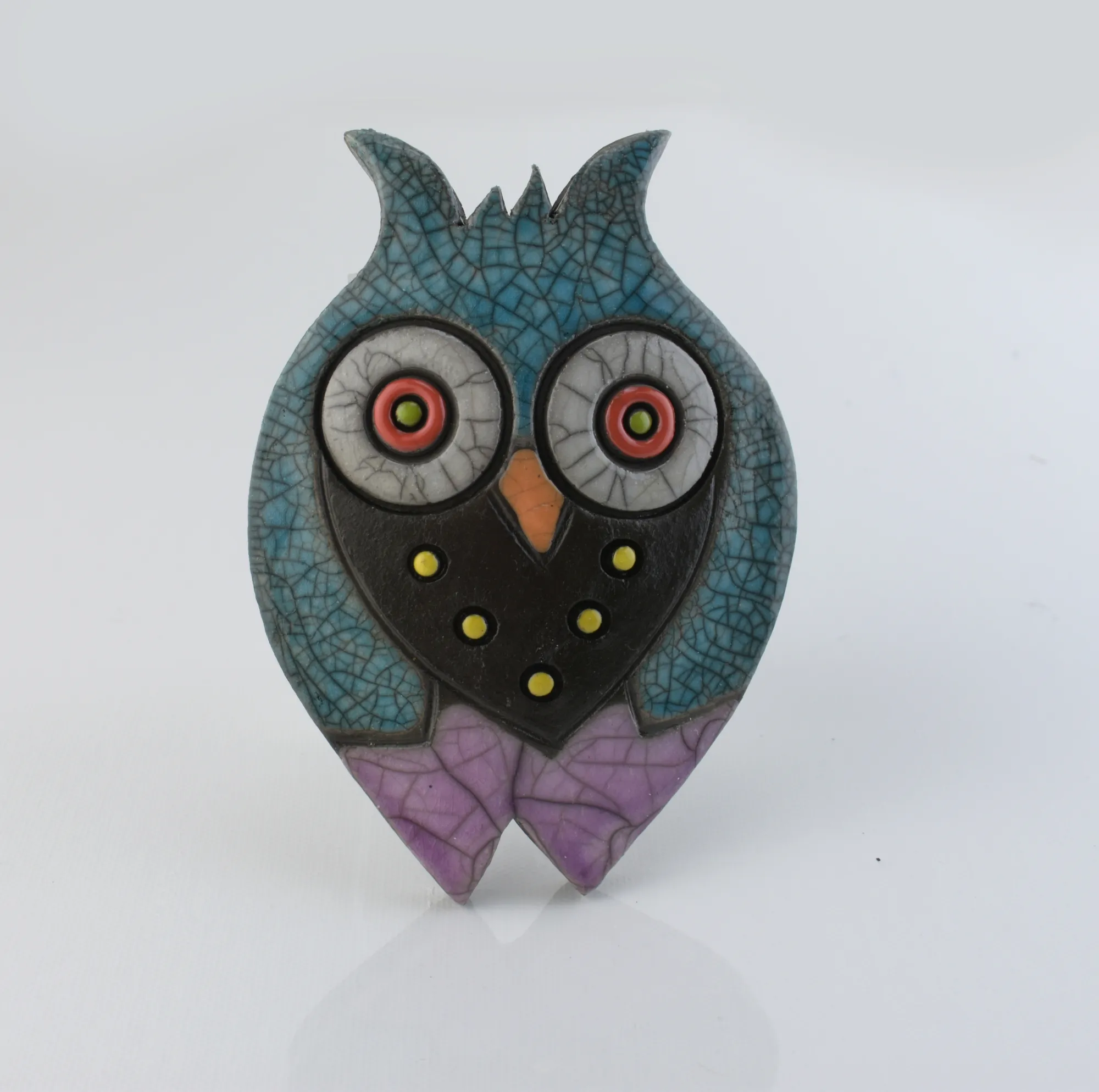 Owl | Raku Ceramic | Julian Smith |