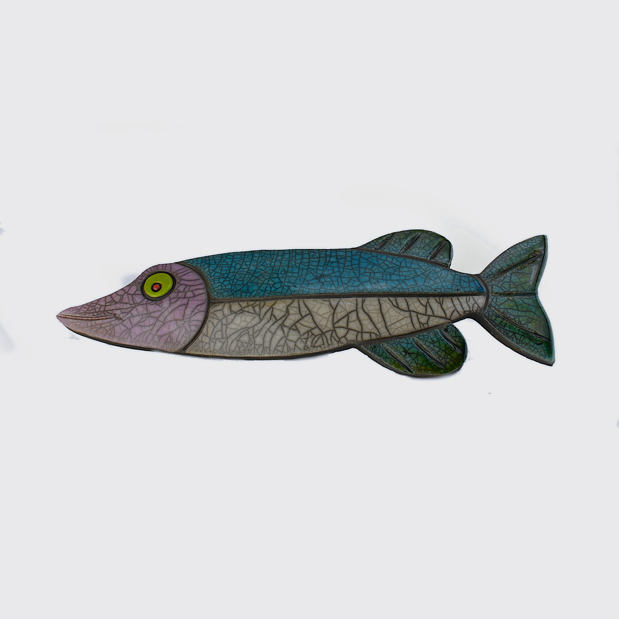 Pike Fish | Raku Ceramic | Julian Smith |