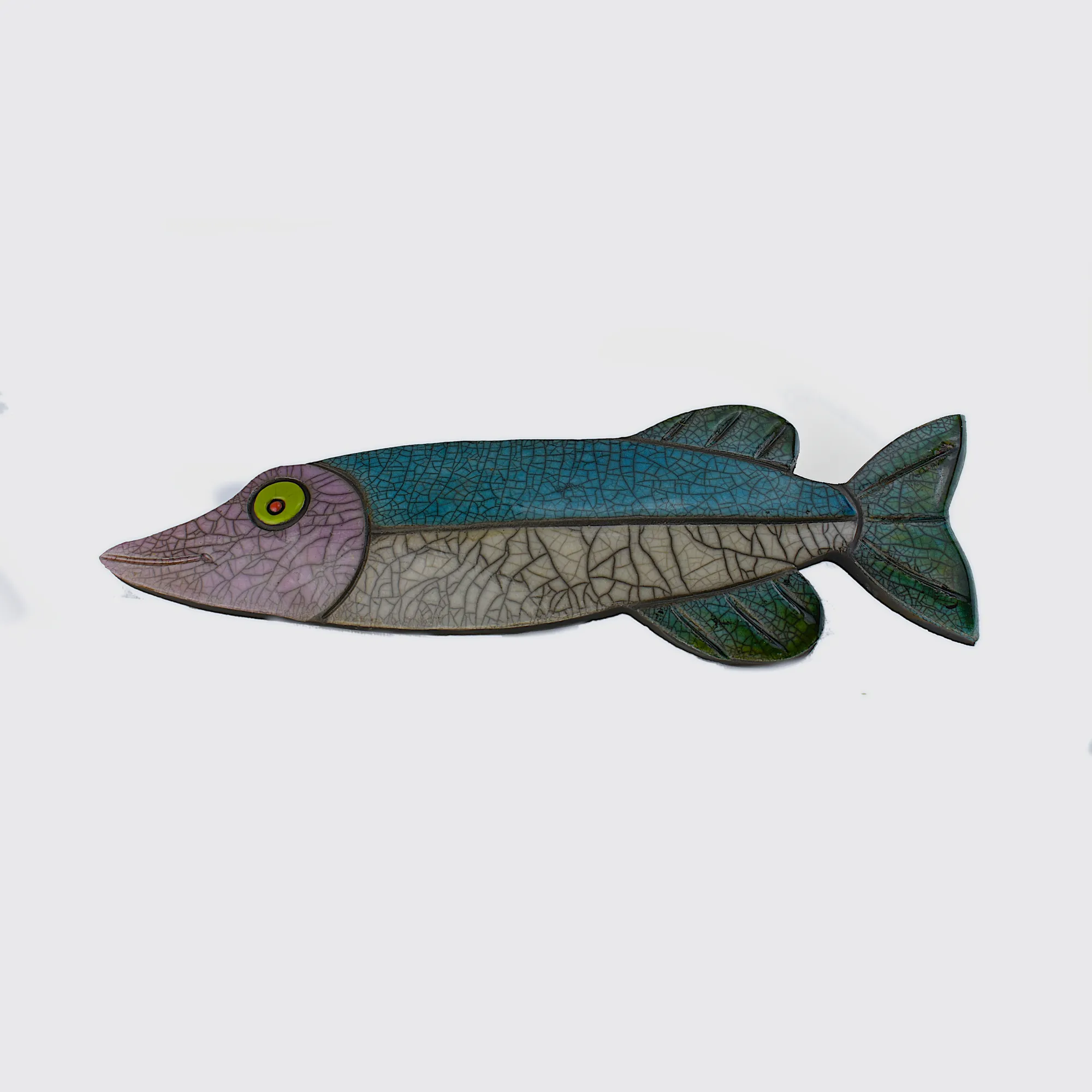 Pike Fish | Raku Ceramic | Julian Smith | Large