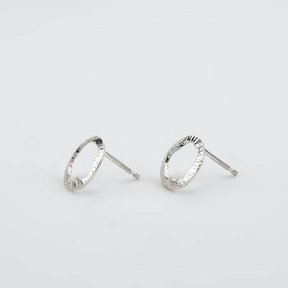 Shell | Sterling Silver Stud Earrings | Petite | Martina Hamilton
