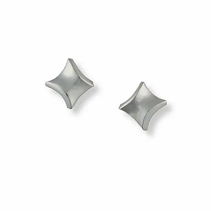 Silver Twist small stud earrings | Seamus Gill