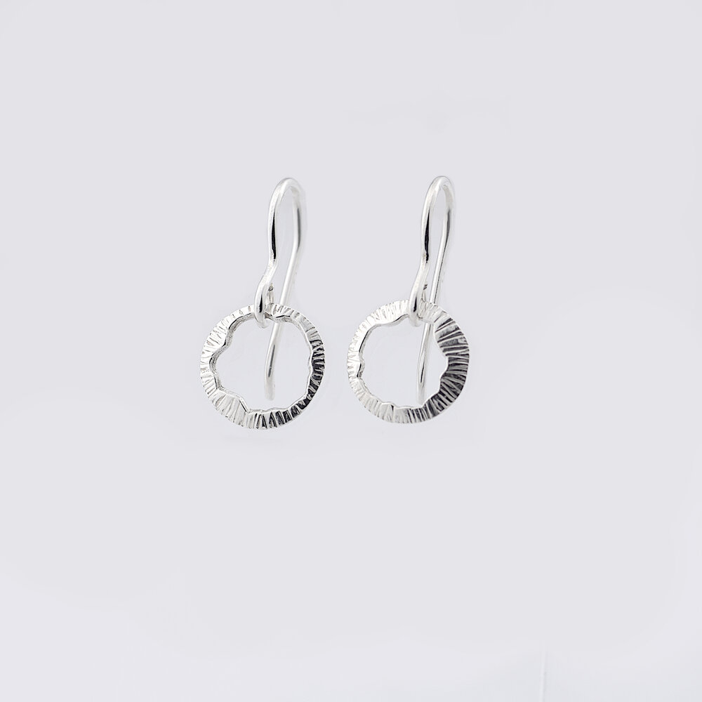 Shell | Sterling Silver Drop Earrings | Petite | Martina Hamilton