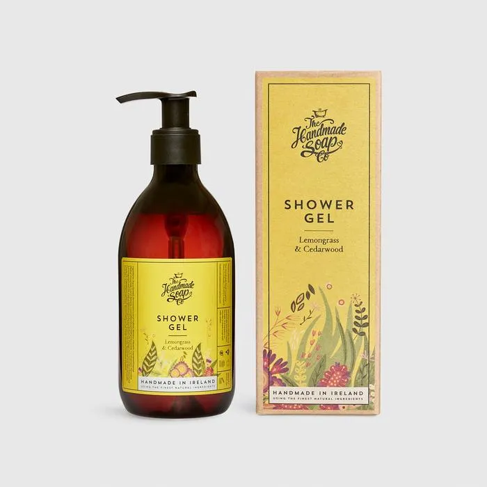 Lemongrass  & Cedarwood Shower Gel | Handmade Soap Company