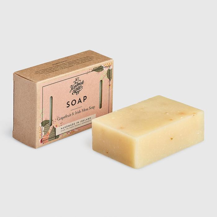 Grapefruit & Irish Moss soap bar made by The Irish Handmade Soap Company