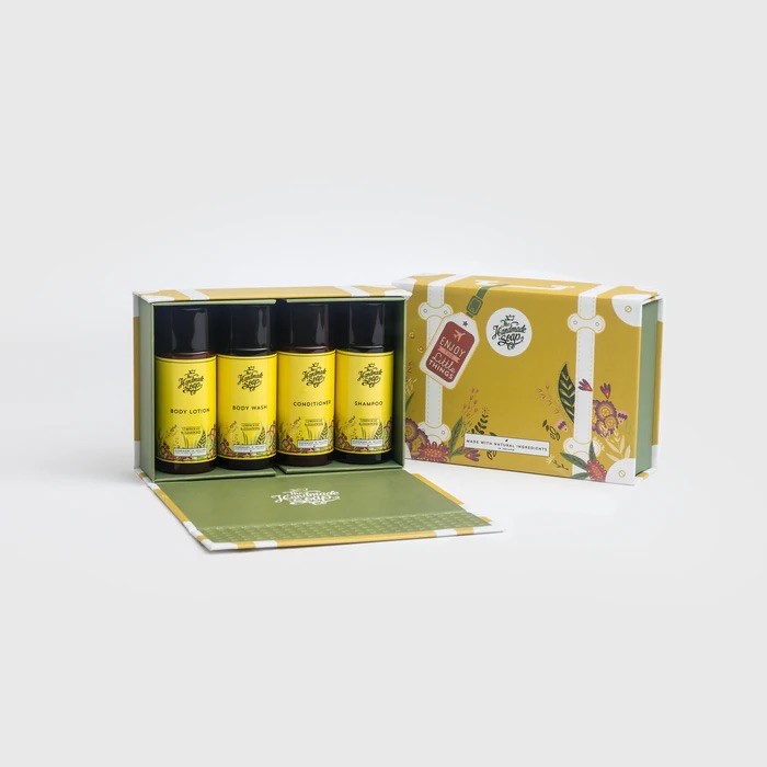 Travel Set | The Handmade Soap Company | Lemongrass & Cedarwood